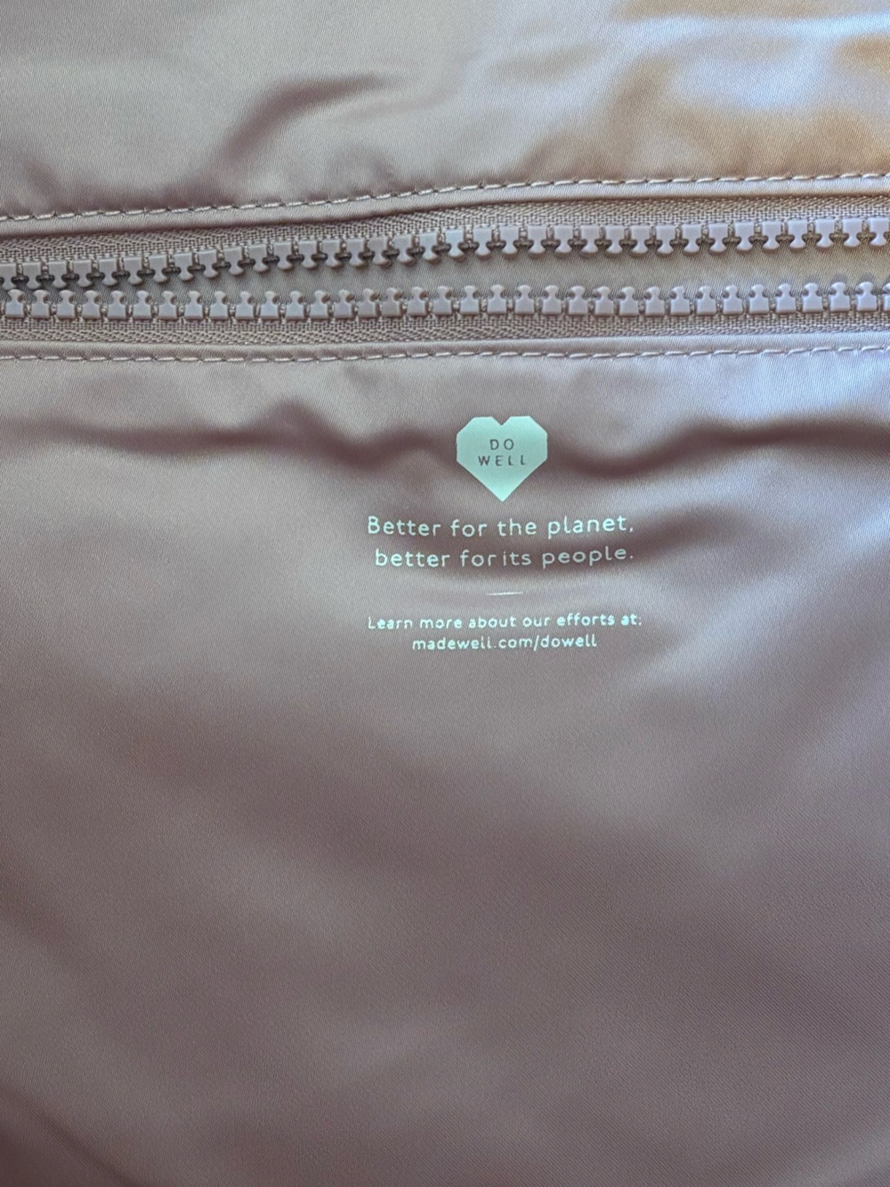 Madewell MWL (Re)sourced Tote Bag in Pink or Rose Gold - Picture 5 of 8
